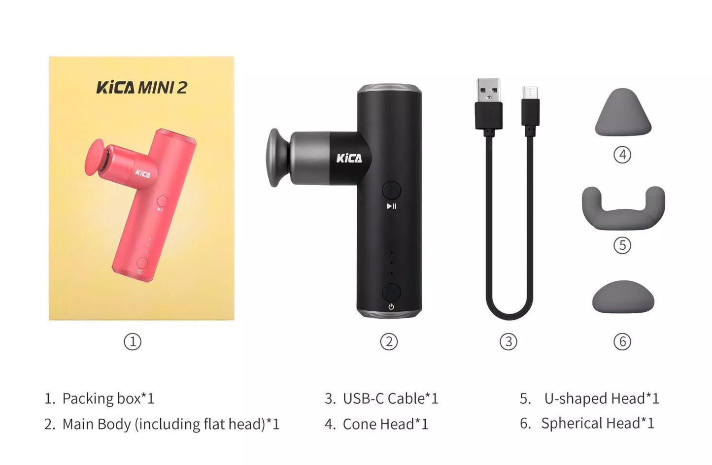 Mini pistolet de massage portable