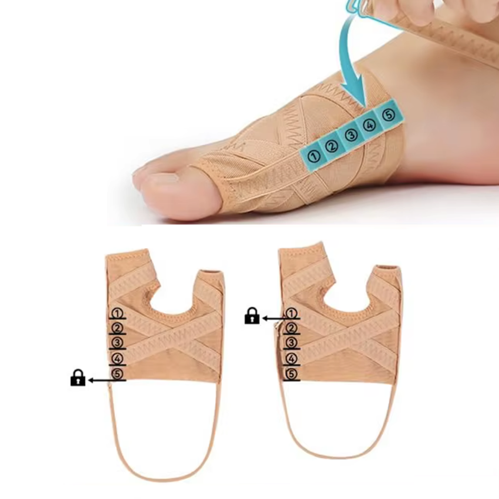 Orthèse hallux valgus souple