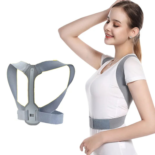 Correcteur de posture femme gris