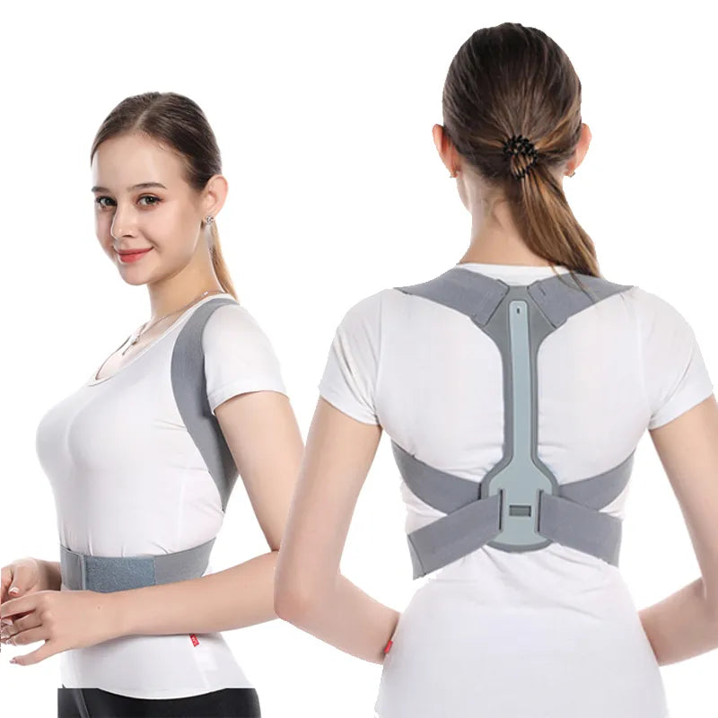 Correcteur de posture femme gris