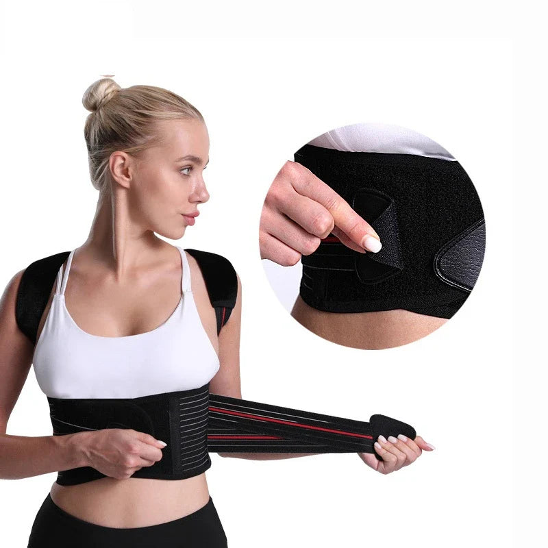 Correcteur de posture dorsale à sangles