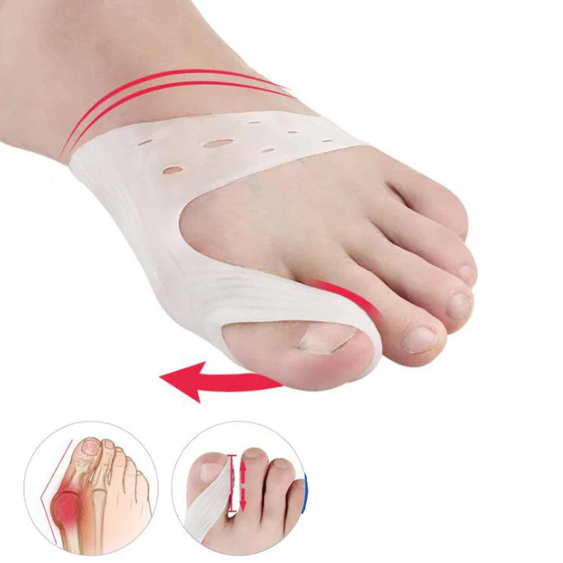 Orthèse orteil souple et discrète pour Hallux Valgus