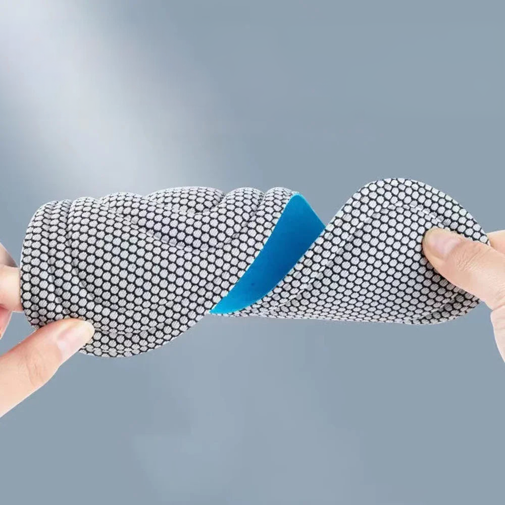 Semelles orthopédiques unisexes ergonomiques pour chaussures de sport