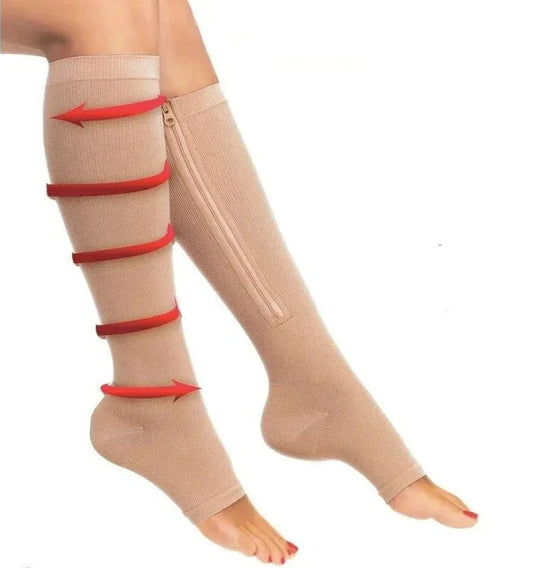 Chaussette de contention femme Zip Compress