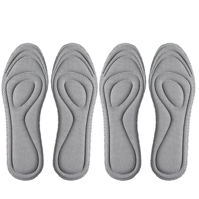 Semelles orthopédiques unisexes ergonomiques pour chaussures de sport