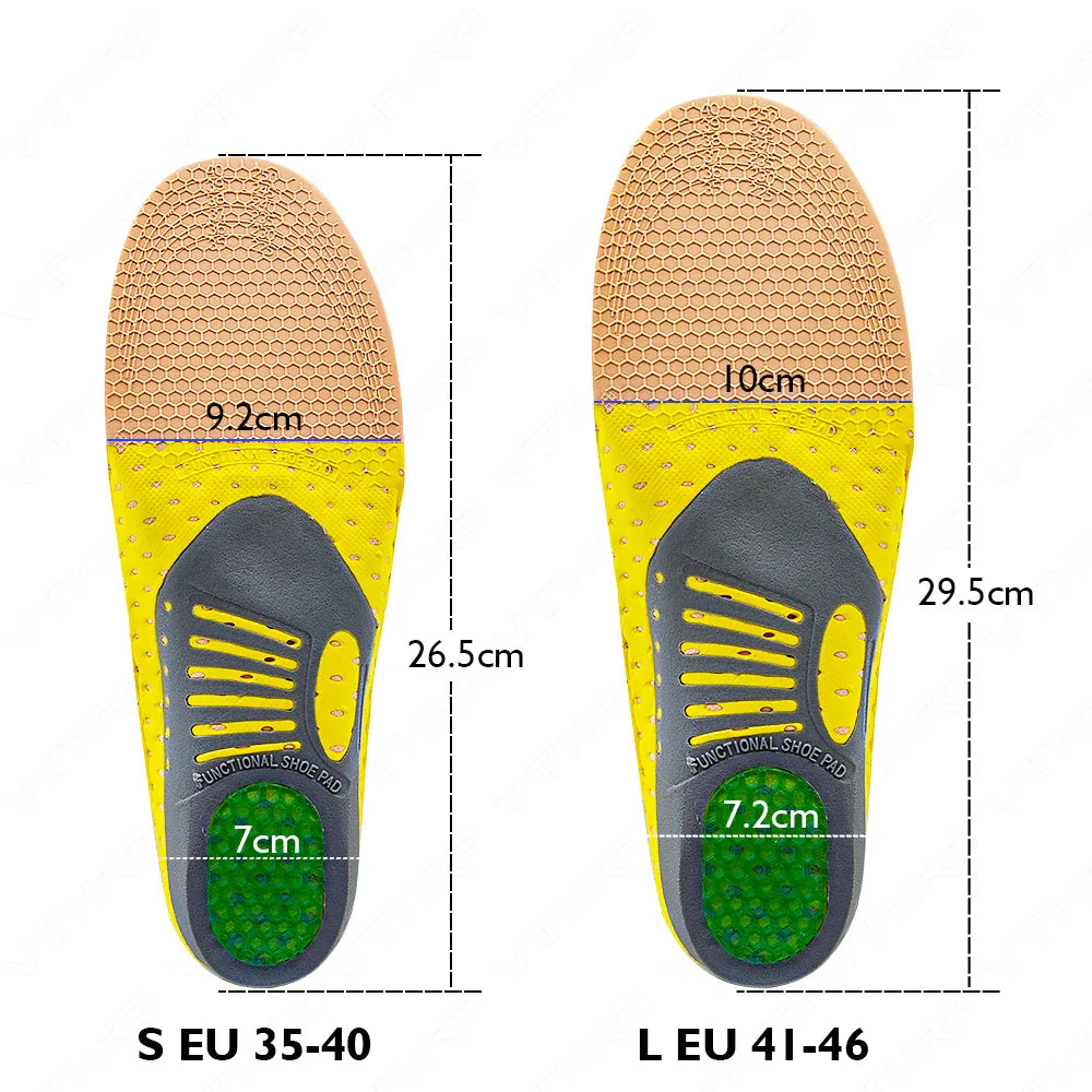 Semelles orthopédiques pied plat ultra confort