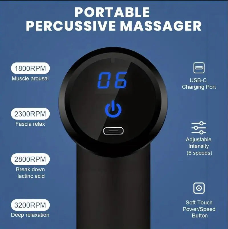 Mini pistolet de massage portatif