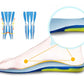Semelles orthopédiques unisexes en gel silicone pour sportifs