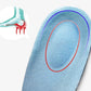 Semelles orthopédiques unisexes en gel silicone pour sportifs