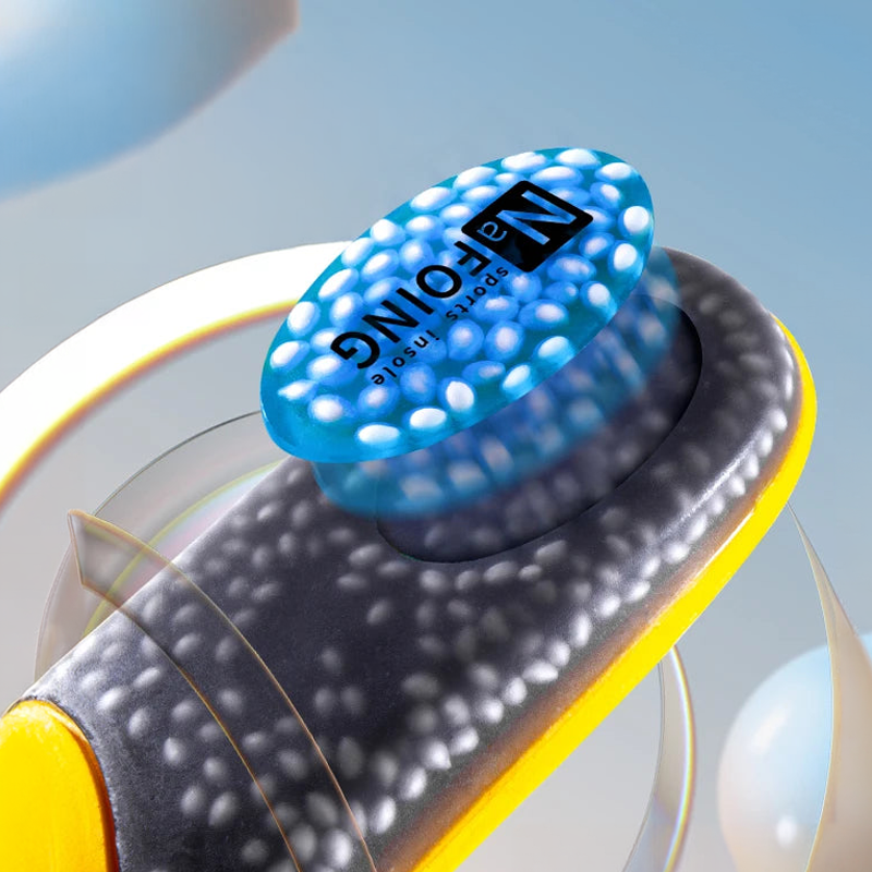 Semelle orthopédique respirante à billes de gel